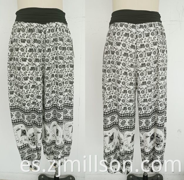 Thai Ethnic Style Yoga Pants Jpg